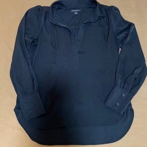 Banana Republic Satin Oversized Dress Shirt